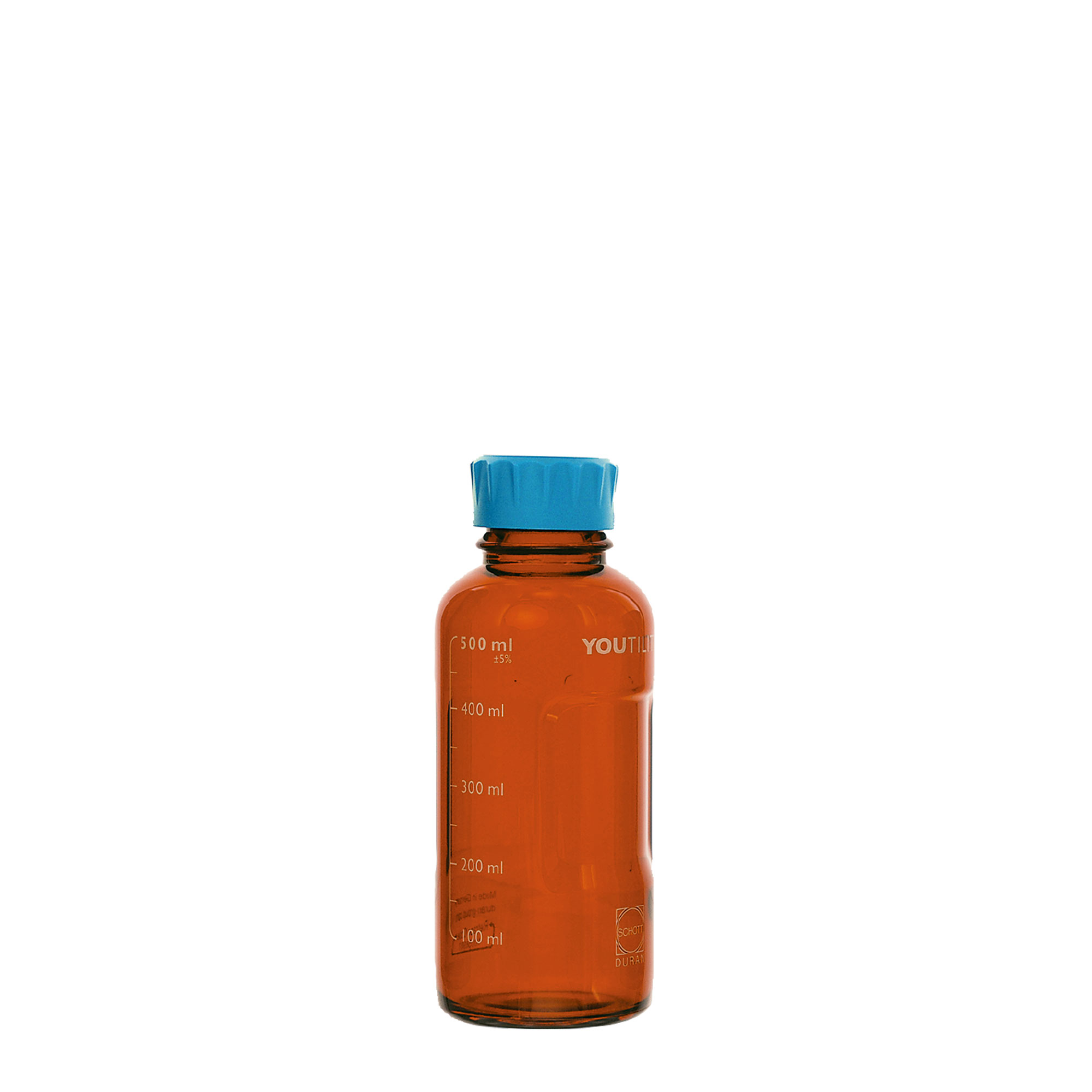 柴田科学实用工具螺纹口瓶茶褐色500mL
