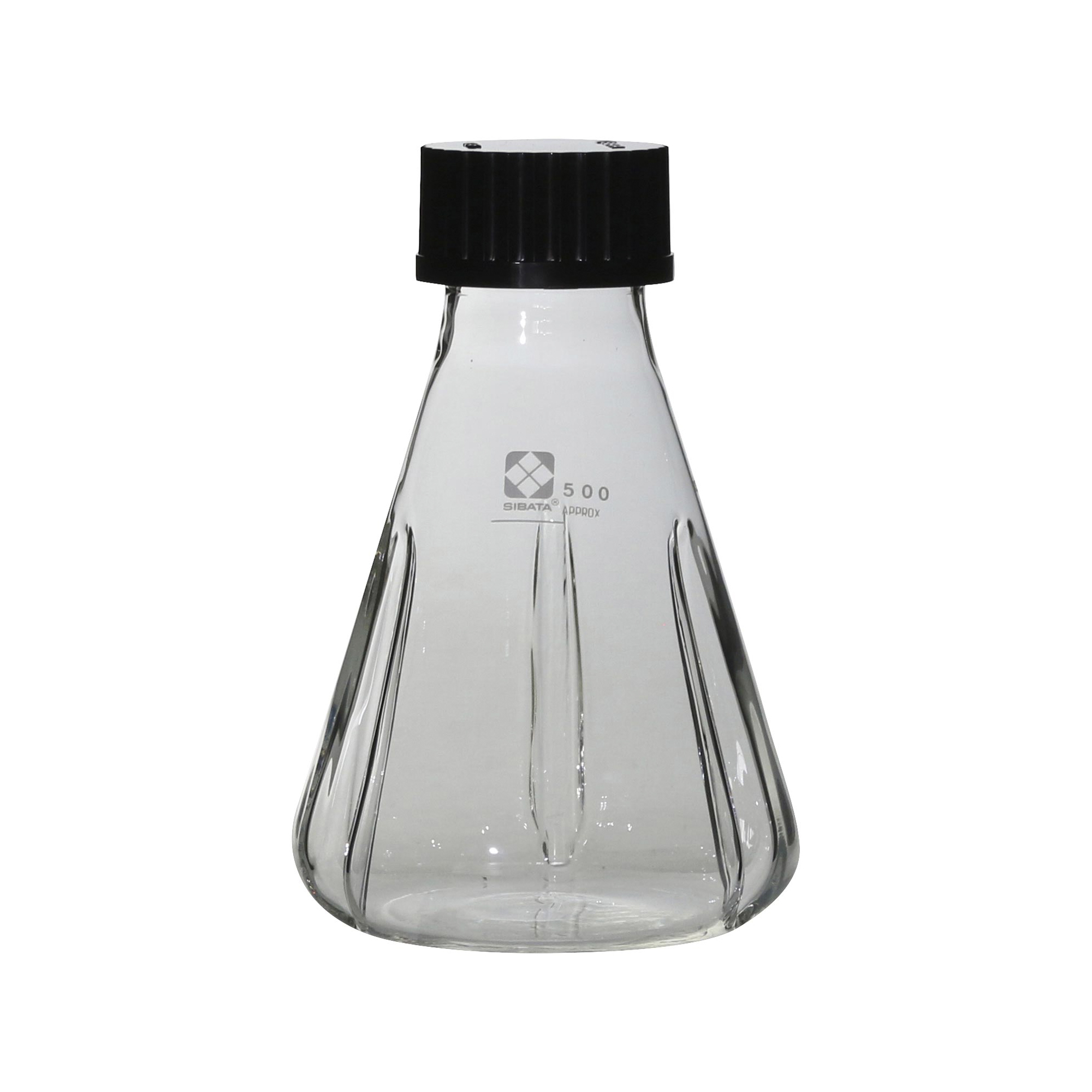 柴田科学螺纹口振动三角烧瓶挡板付500mL