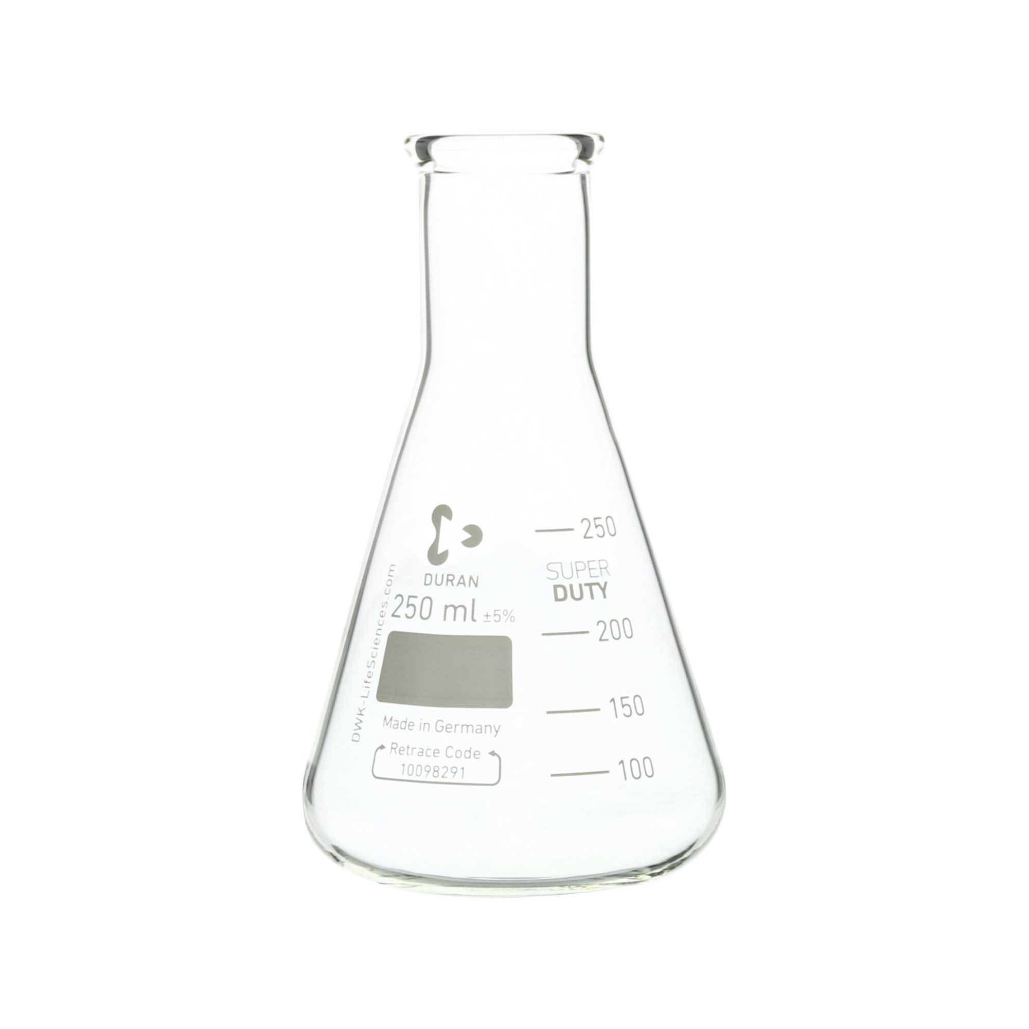 柴田科学超级厚三角烧瓶细口250mL