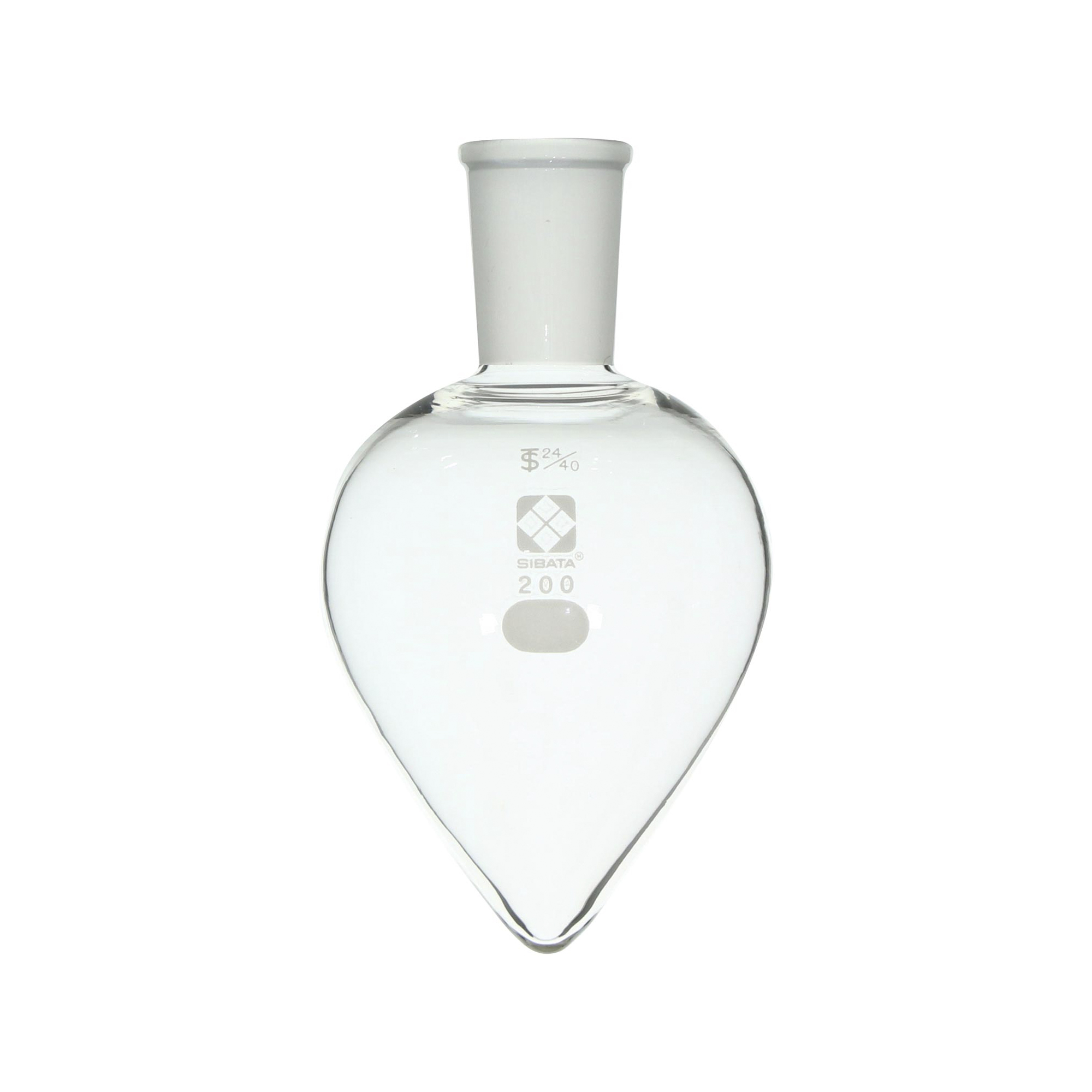 柴田科学共通滑合梨形烧瓶200mL24/40