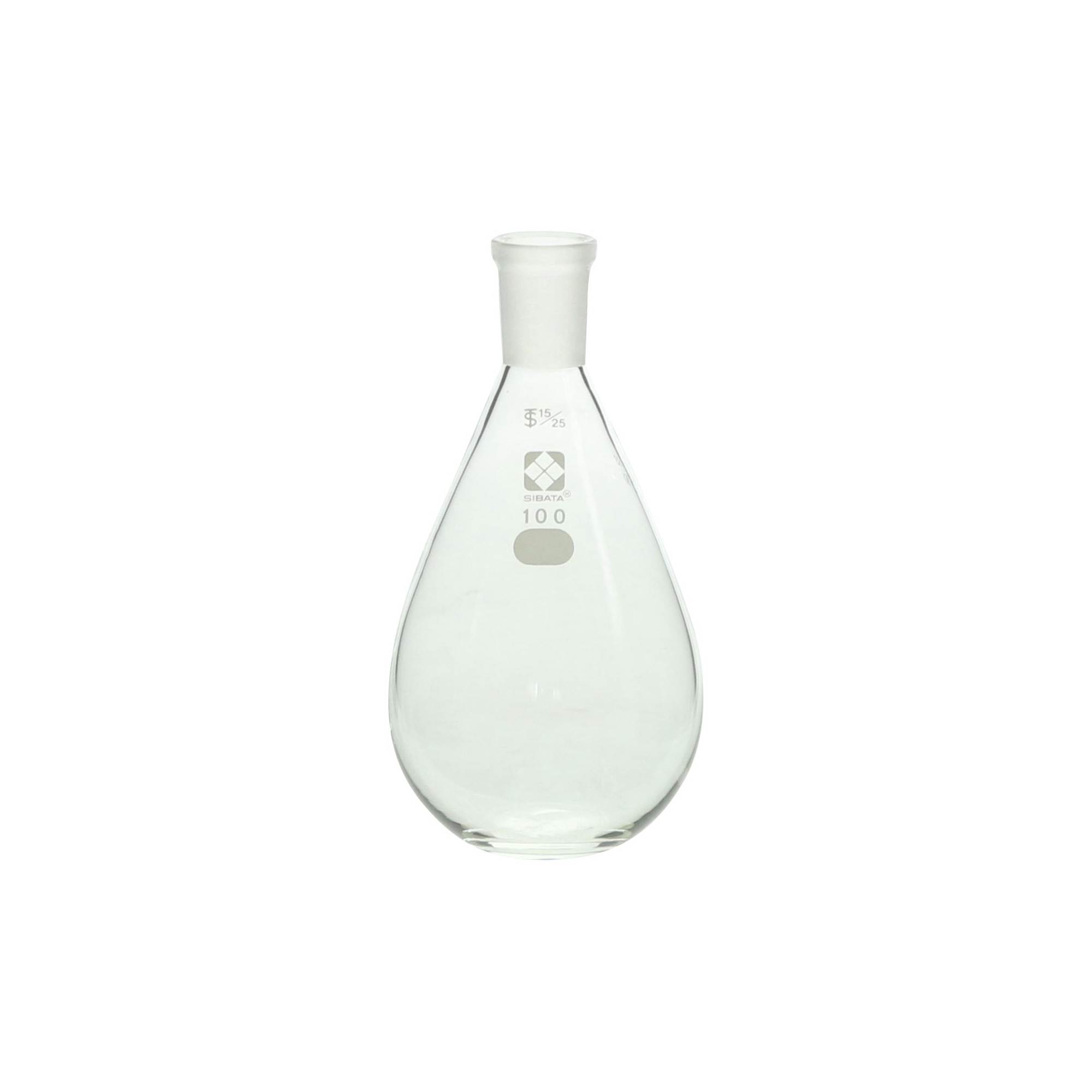 柴田科学共通滑合平底形烧瓶100mL15/25