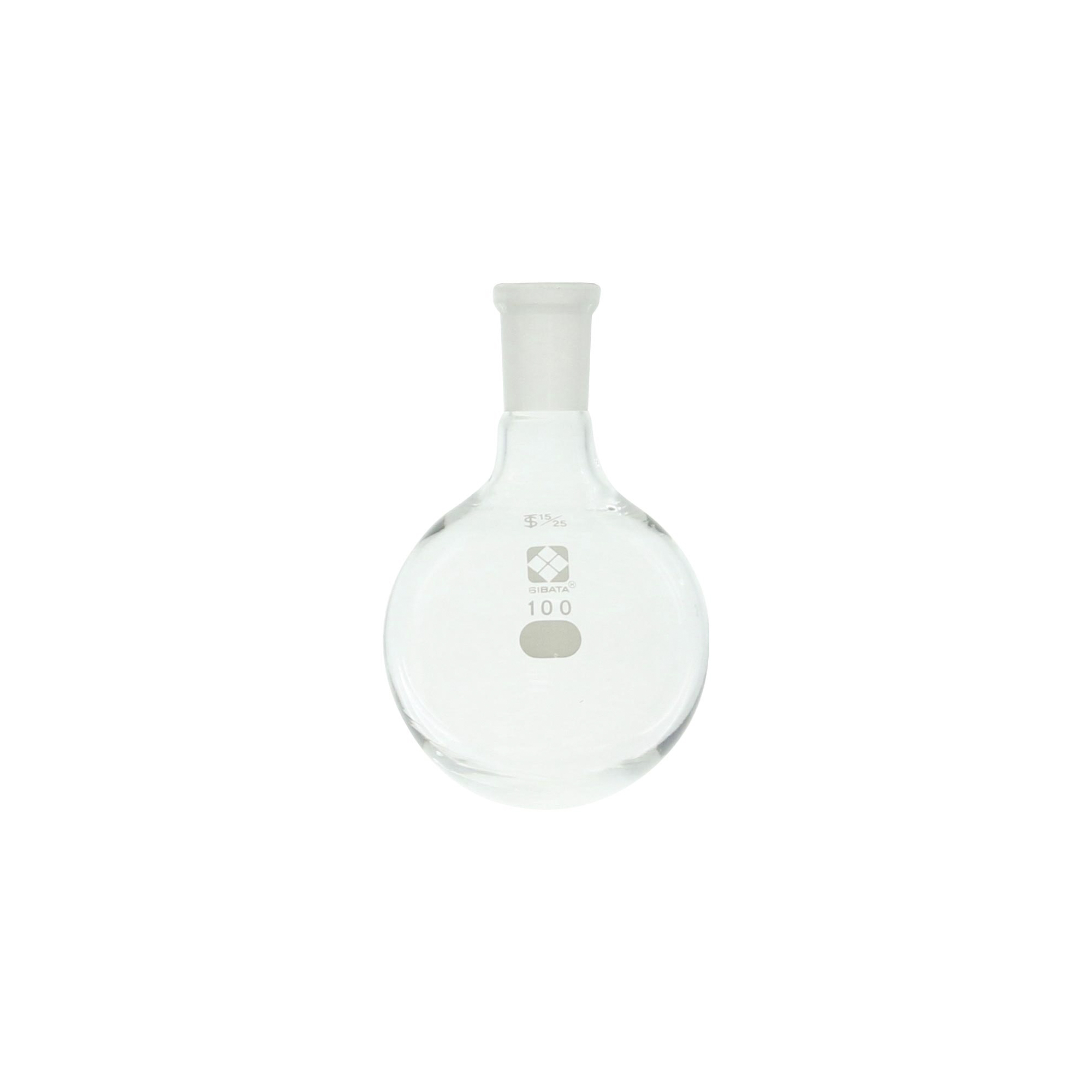 柴田科学共通滑合圆底烧瓶100mL15/25