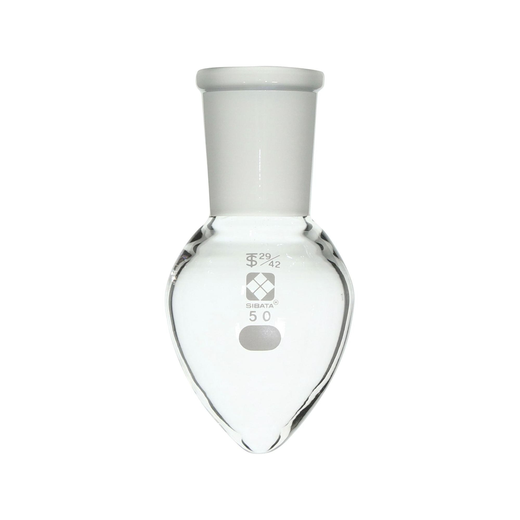 柴田科学共通滑合梨形烧瓶50mL29/42