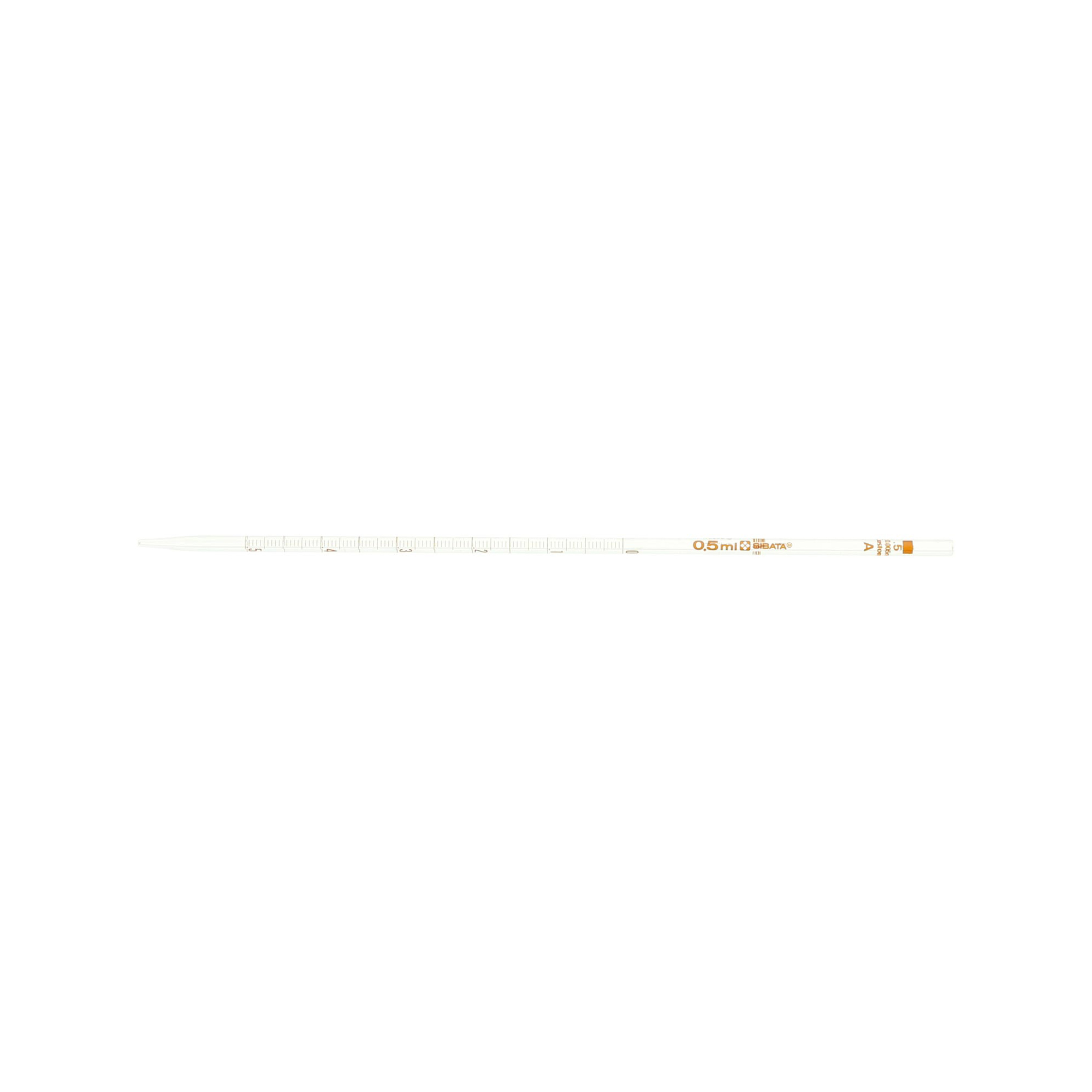 柴田科学雌移液管中间刻度定制A0.5 mL