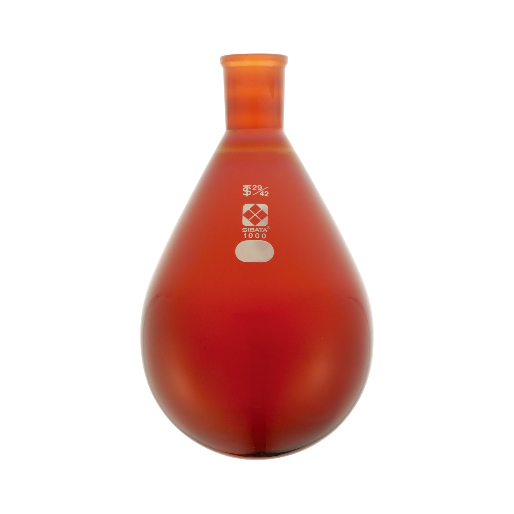 柴田科学共通滑动形烧瓶茶褐色1L29/42