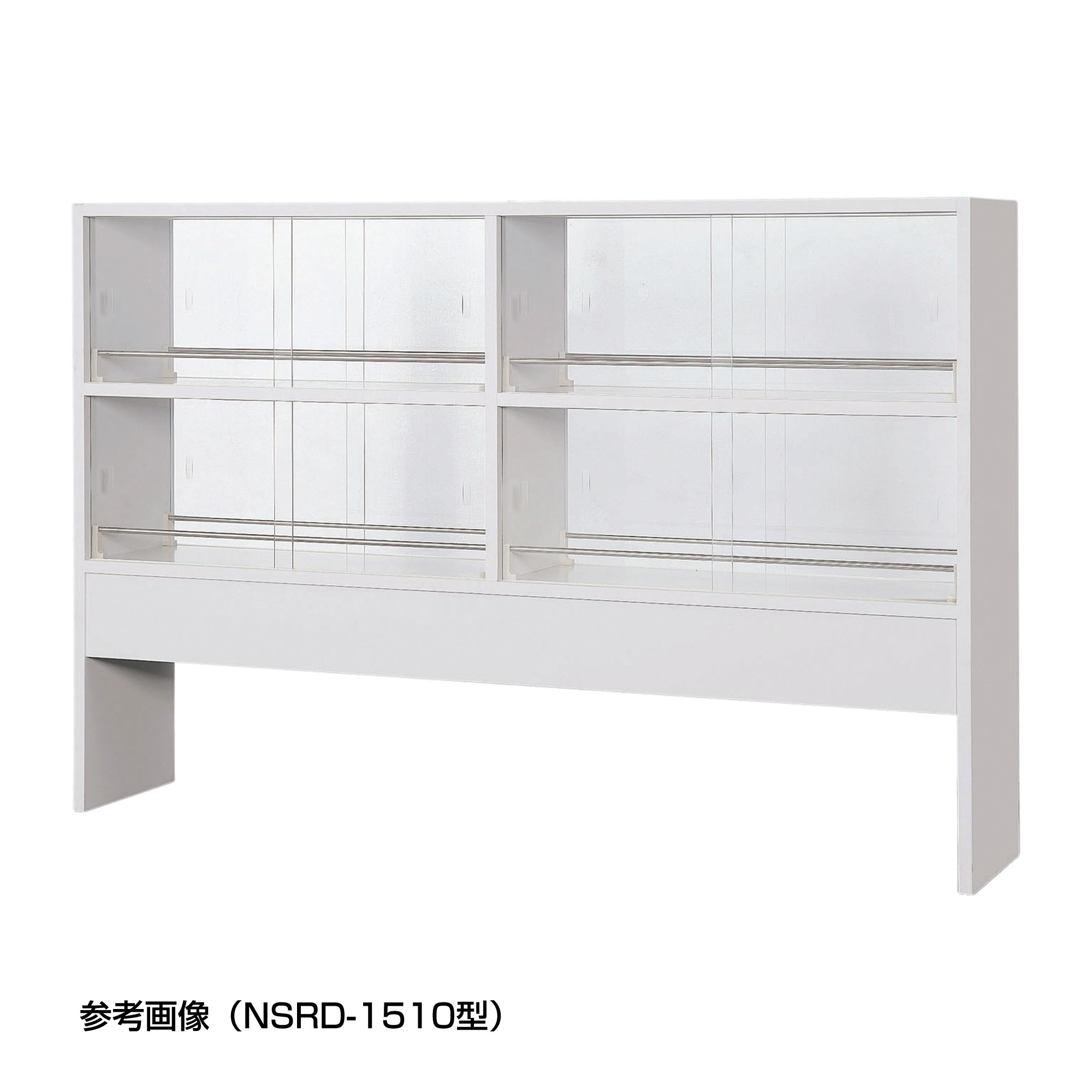 柴田科学实验台用试剂架（双面玻璃门2段架型）NSRD-1510型