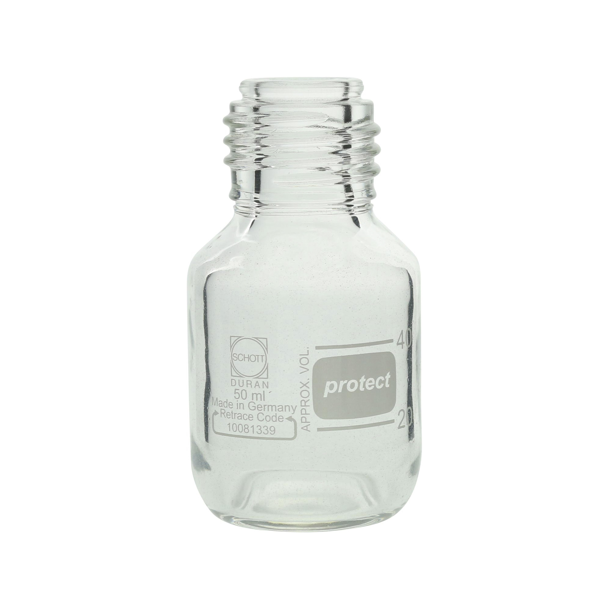 柴田科学螺纹口瓶仅安全涂层瓶50mL