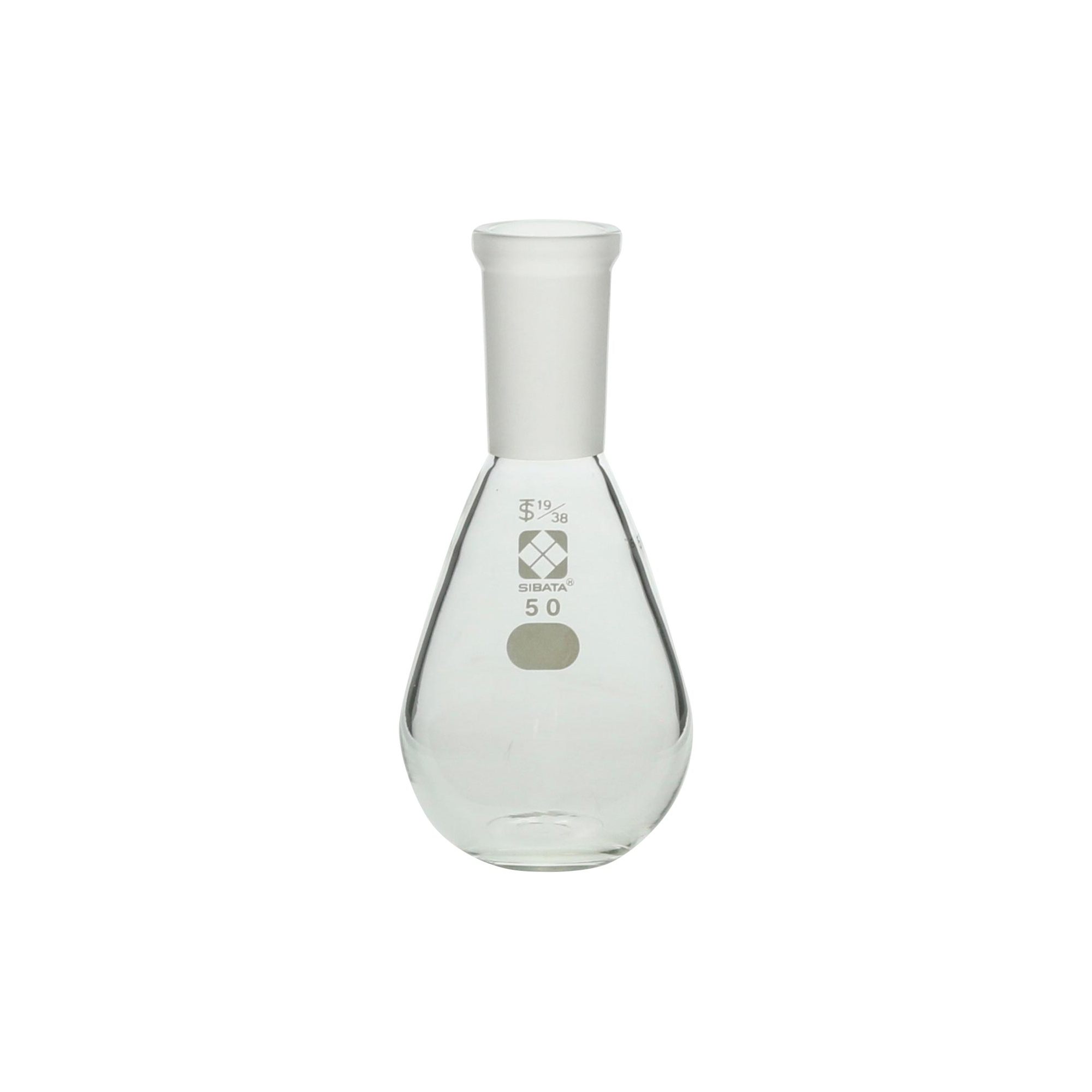 柴田科学共通滑合平底形烧瓶50mL19/38