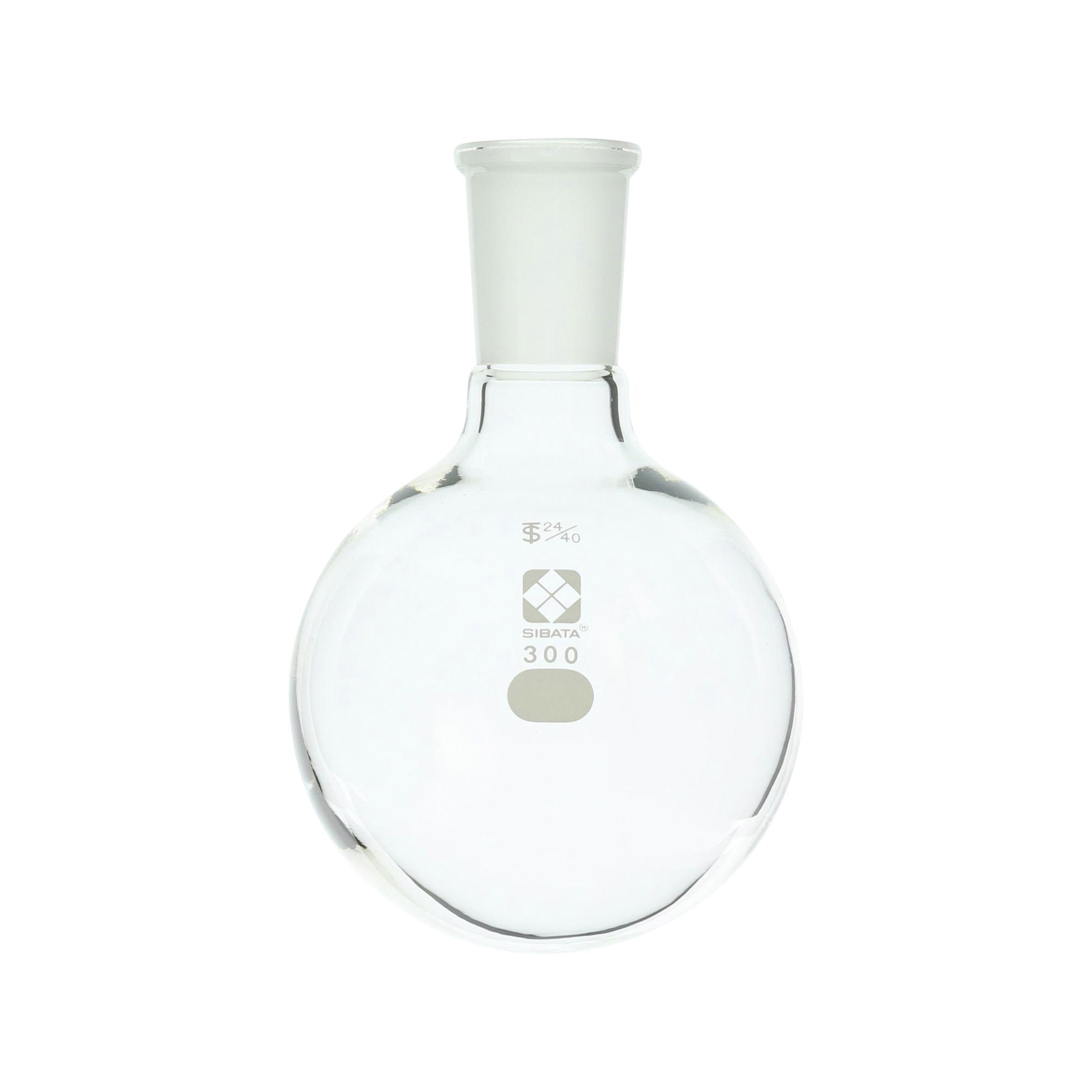 柴田科学共通滑合丸底烧瓶300mL24/40