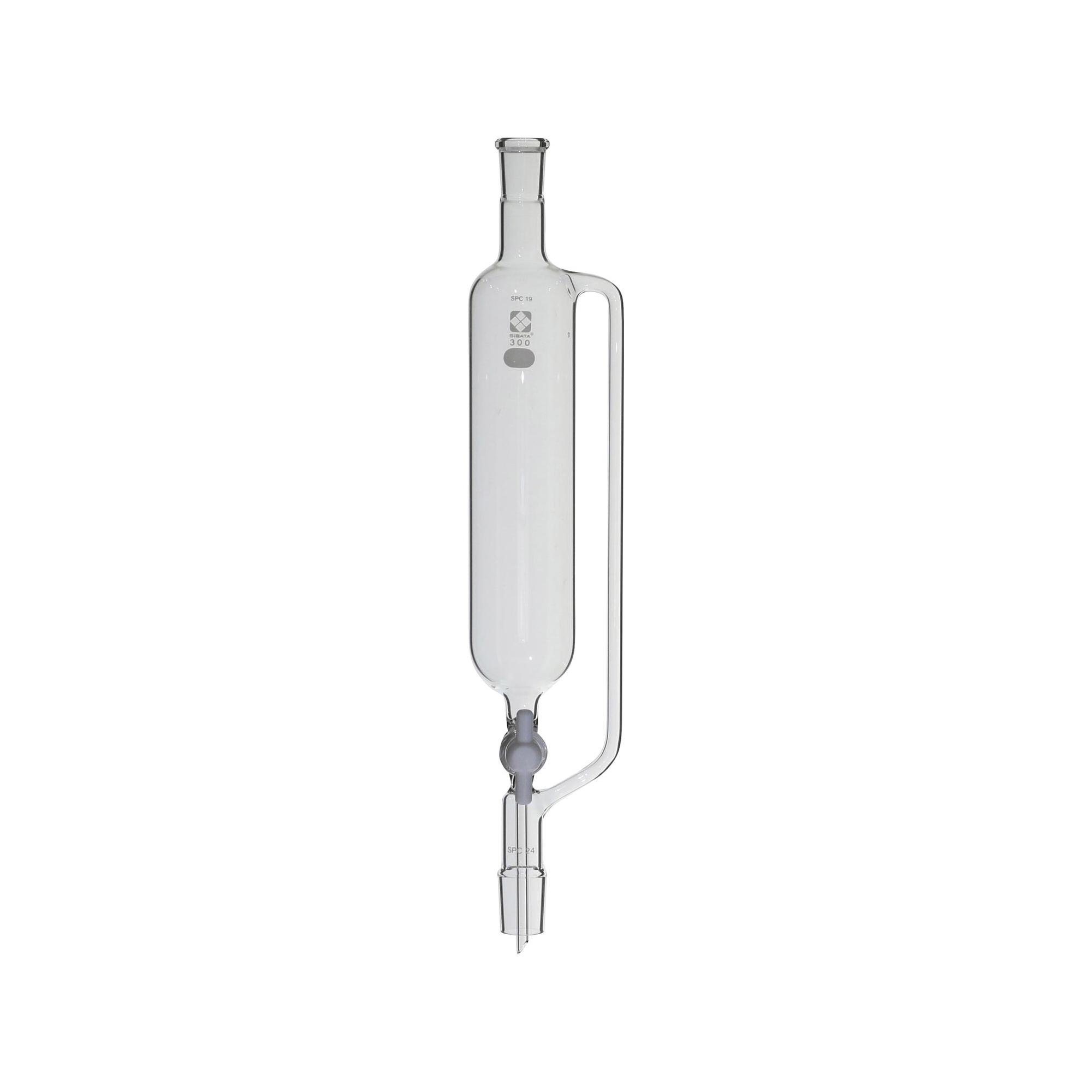 柴田科学SPC圆筒分液漏斗压力平衡侧付300mL