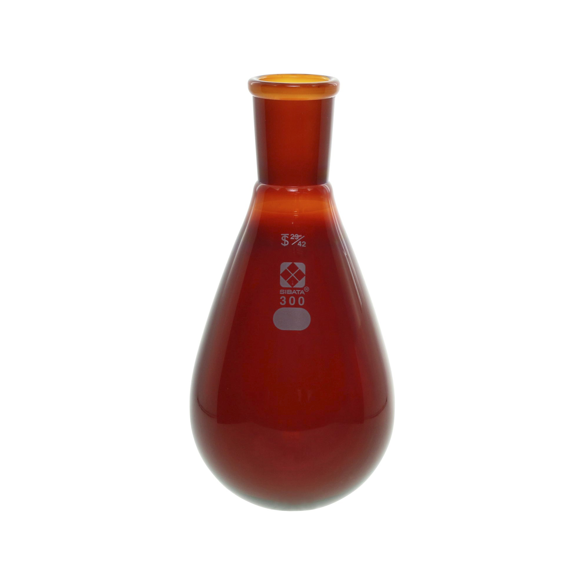 柴田科学共通滑动形烧瓶茶褐色300mL29/42