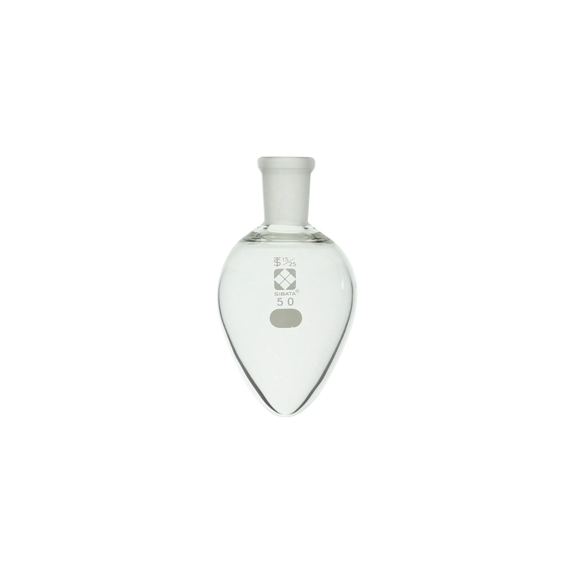 柴田科学共通滑合梨形烧瓶50mL15/25