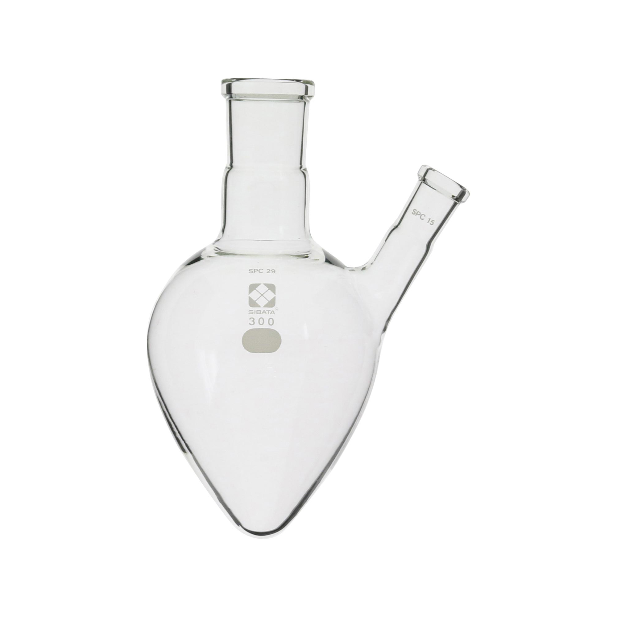 柴田科学SPC二口梨形烧瓶300mL