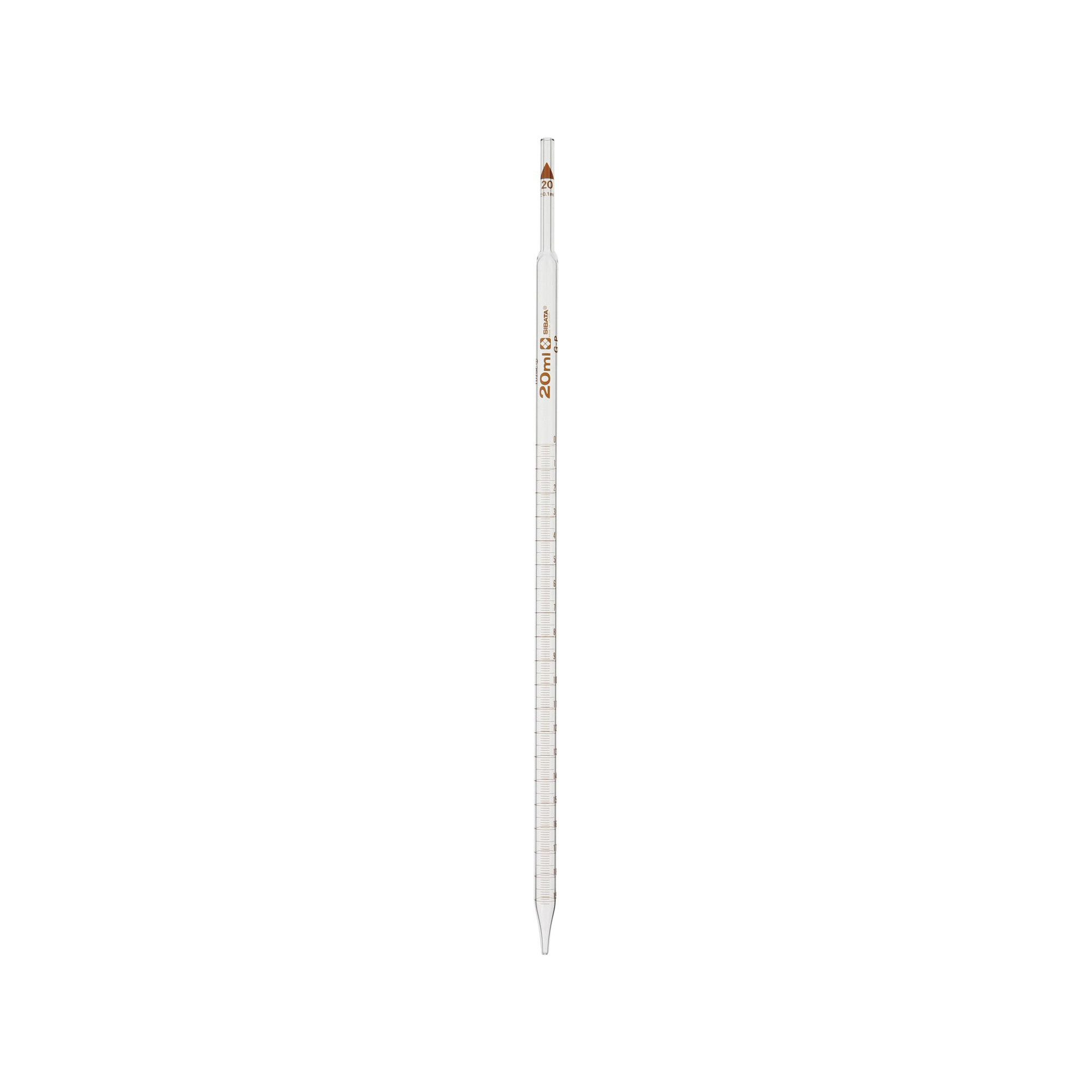柴田科学雌移液管前端刻度大孔20mL