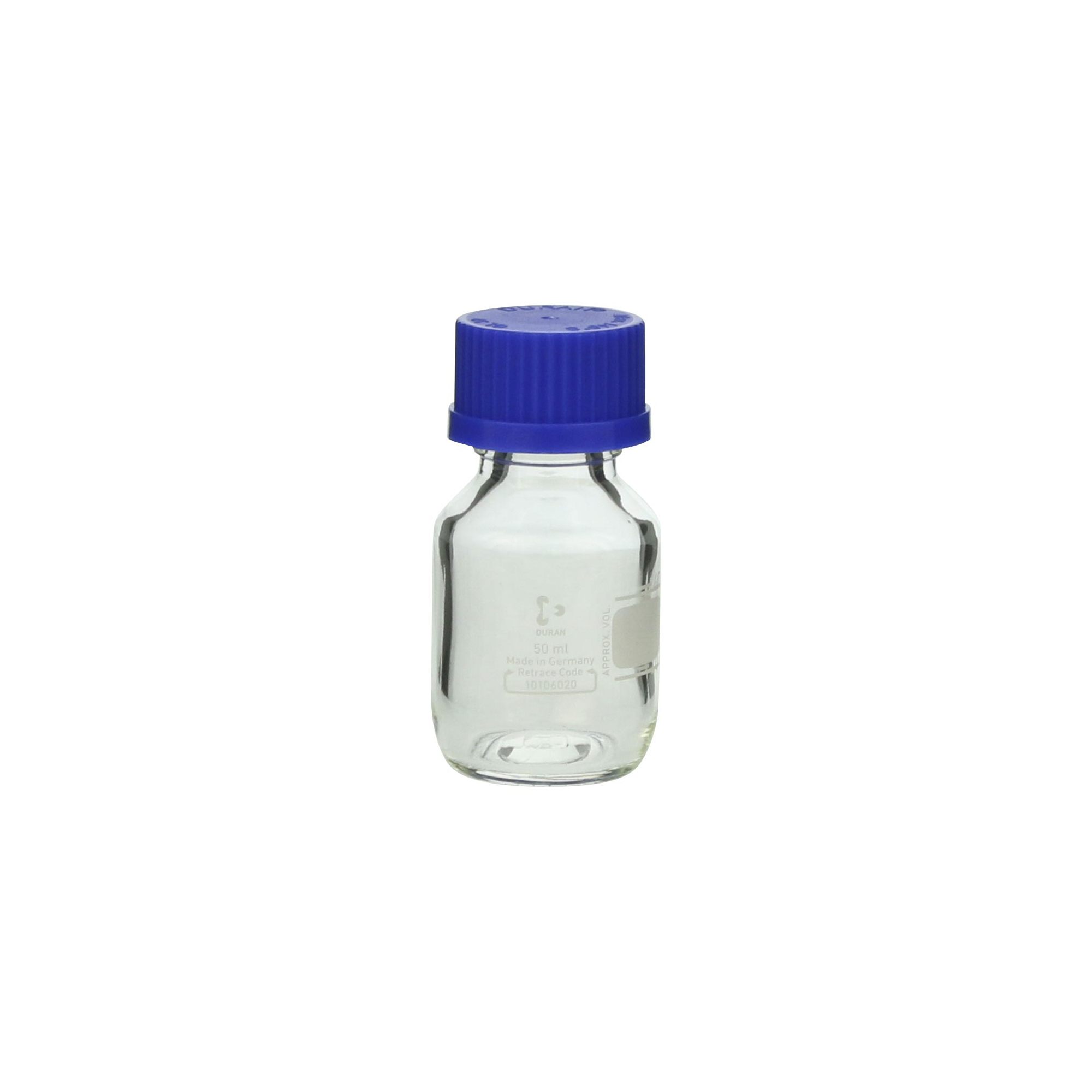 柴田科学螺纹口瓶带蓝帽50mL