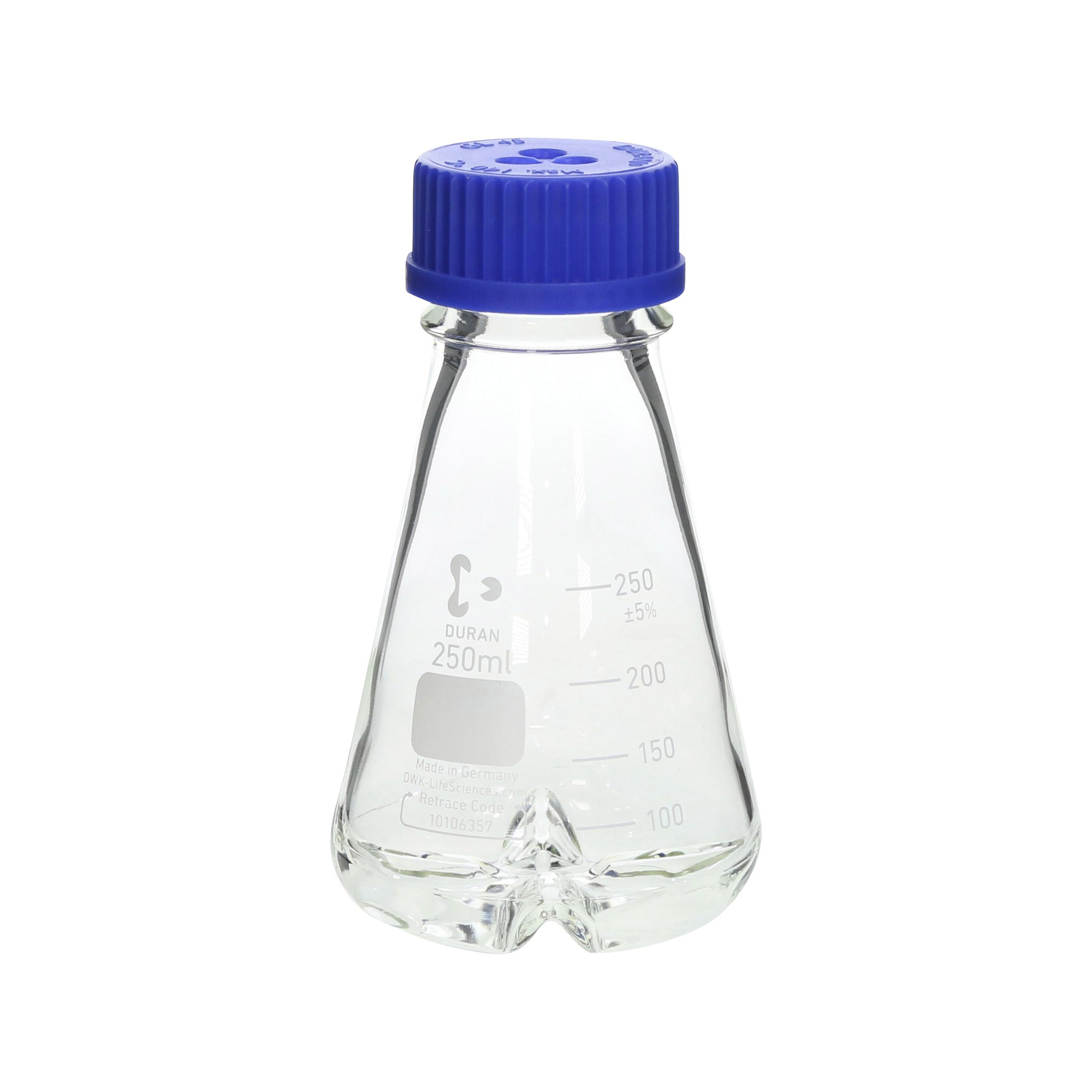 柴田科学螺纹口振动三角烧瓶下部带挡板250mL