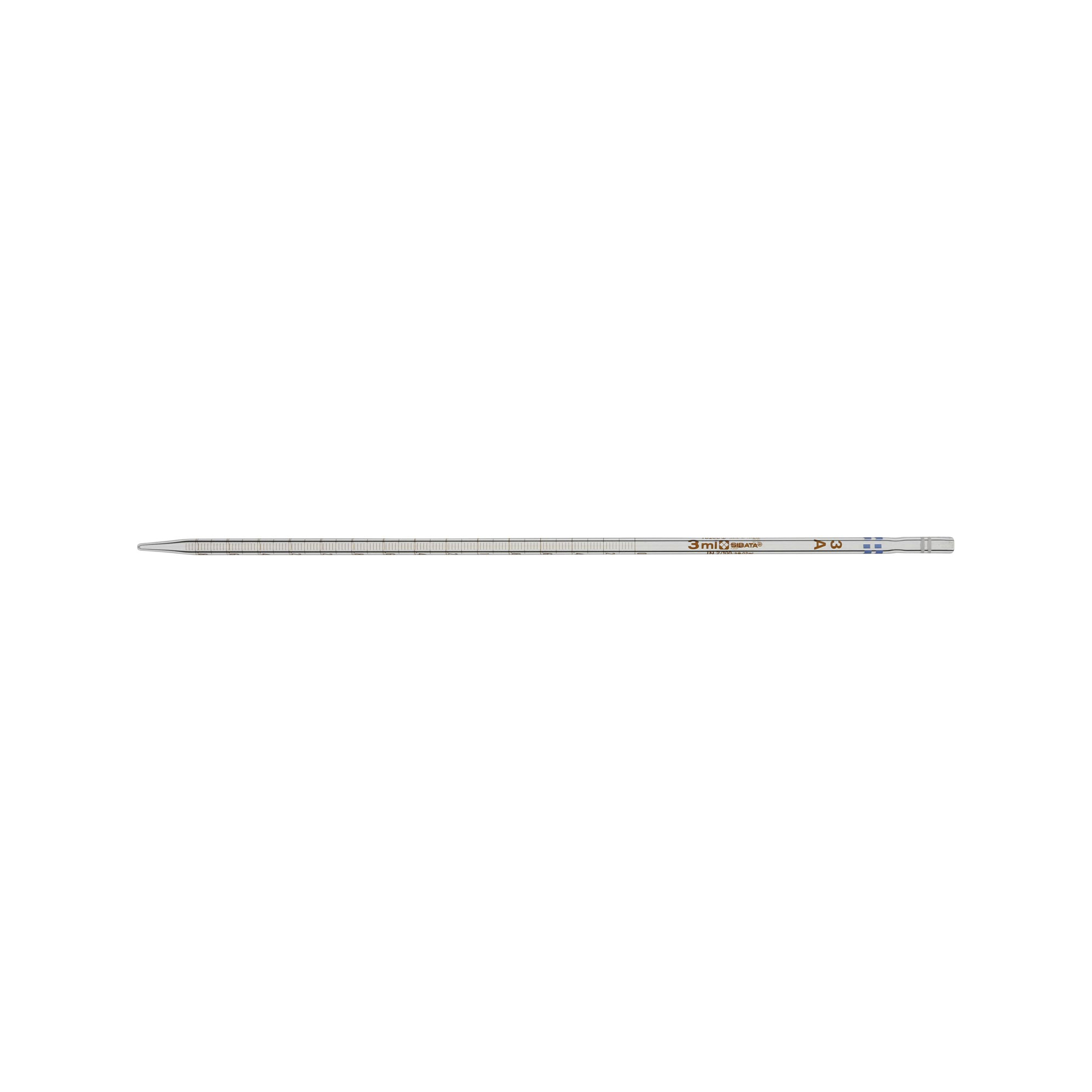 柴田科学雌移液管前端刻度超级等级3mL