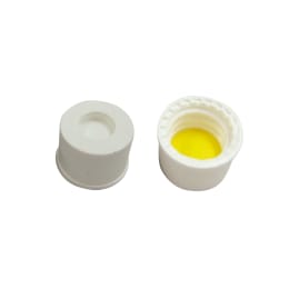 黄PTFE/硅隔片+白帽1000入