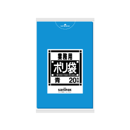 商用塑料袋N11 15L蓝色20P×60册