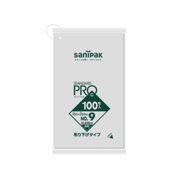 STADARD PRO标准塑料袋悬挂L09H9号0.03t透明100P×40册