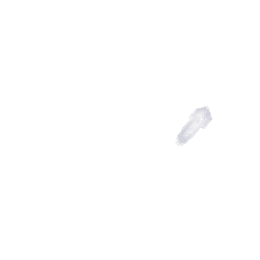 瓶盖UNF端口插头半透明