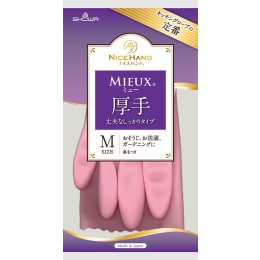 耐斯手Mu厚手套M粉红色