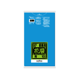 商用塑料袋K91 90L蓝色10P×30册