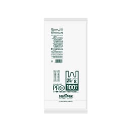 塑料袋Y1H25/8号白色100P×20册