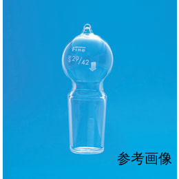 Fine透明滑动分液漏斗用带球塞槽的34/45