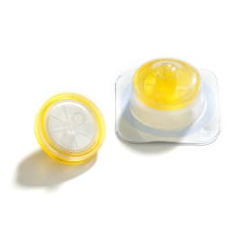 ABLUO注射器过滤器Φ25 mm FLL/MLL丙烯酸棕色CA 5µm无菌50 pc