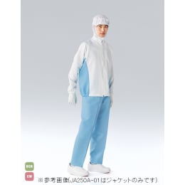 异物混入对策夹克男用JA250A白色×蓝色LL