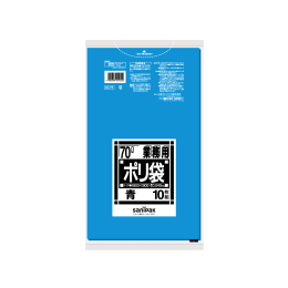 商用塑料袋N7170L蓝色10P×40册