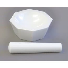 氧化锆乳钵套装浅型部分稳定氧化锆制80×62×18