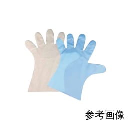 手紧身PE手套A聚乙烯手套S白色100枚装
