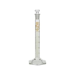 带塞子量筒定制A通用滑动玻璃平栓5mL