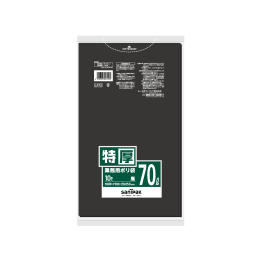 商用塑料袋LA72特厚70L黑色10P×20册
