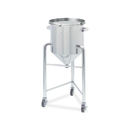 带脚料斗容器SUS304生产HT-CTL-36 35L