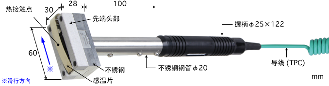 日本安立ANRITSUE型热电偶 S-581E-01-1-TPC1-ANP K型热电偶 S-581K-01-1-TPC1-ANP
