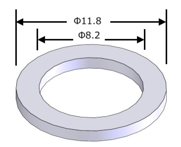 KEM日本京都电子环TR8 PTFE[20-07128-02]