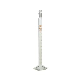 带塞子量筒定制A通用滑动玻璃平栓10mL