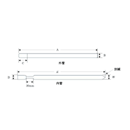 用于水溶液的对称微样管BMS-003 1套
