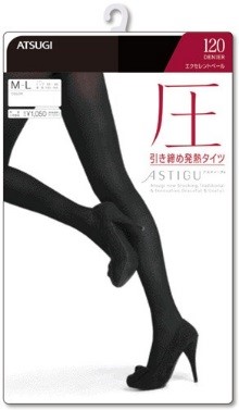 ASTIGU（ASTIGU）【压力】紧绷发热紧身裤120丹尼尔阿兹基株式会社